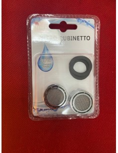 KIT FILTRI PER RUBINETTO ACQUA COMPOSTO DA 2 PZ.