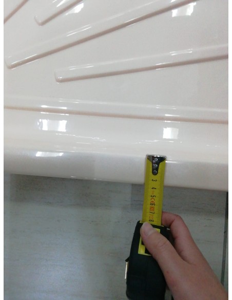 PIATTO DOCCIA 72,5X68 CM IN PLASTICA ANTIURTO AVORIO