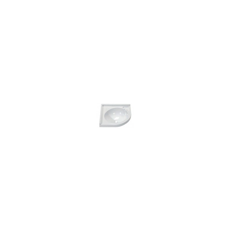 LAVELLO BAGNO AD ANGOLO DA 42X42 CM BIANCO