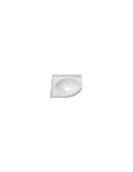 LAVELLO BAGNO AD ANGOLO DA 42X42 CM BIANCO