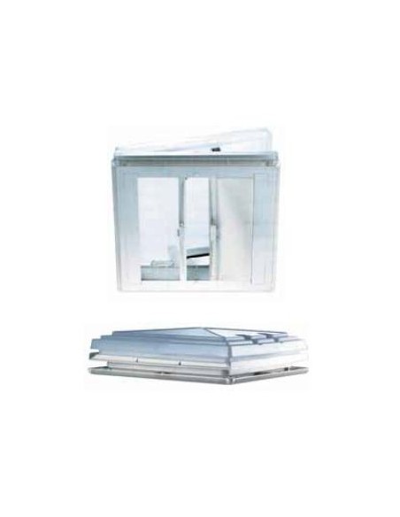 OBLO 40X40 BIANCO CON BRACCETTI TELESCOPICI COMPLETO DI ZANZARIERA