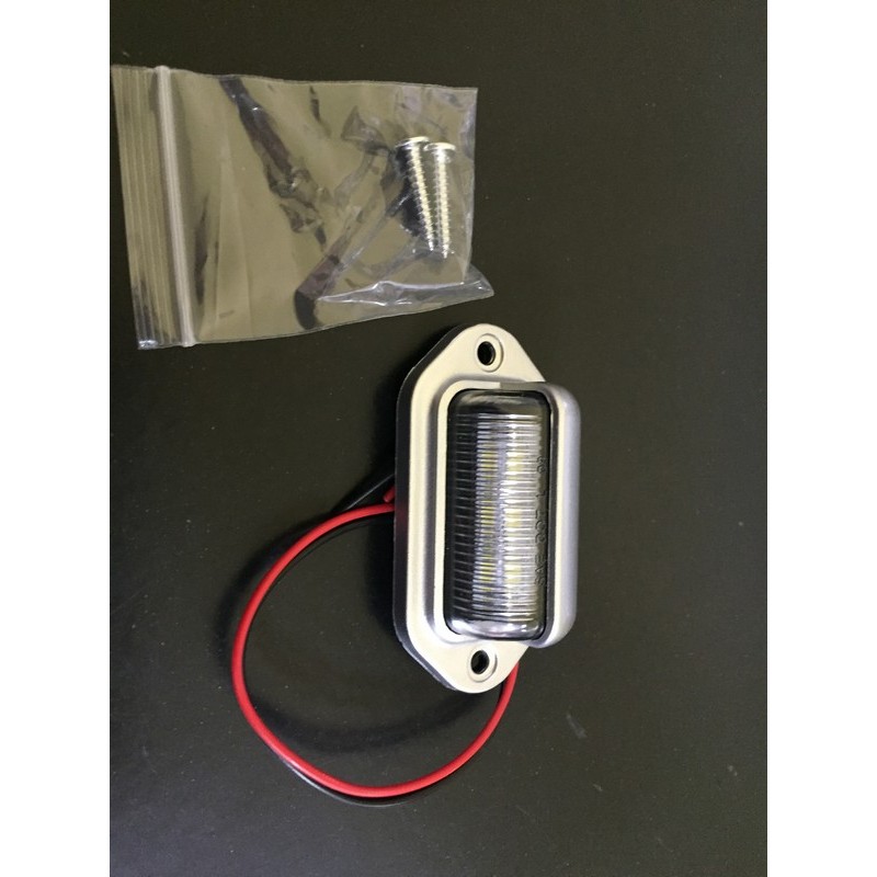 LUCE DI CORTESIA A 6 LED COLORE GRIGIO