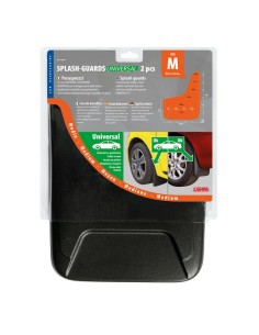 COPPIA PARASPRUZZI UNIVERSALI CON GEMME NERE DA 22,5 X 33 CM