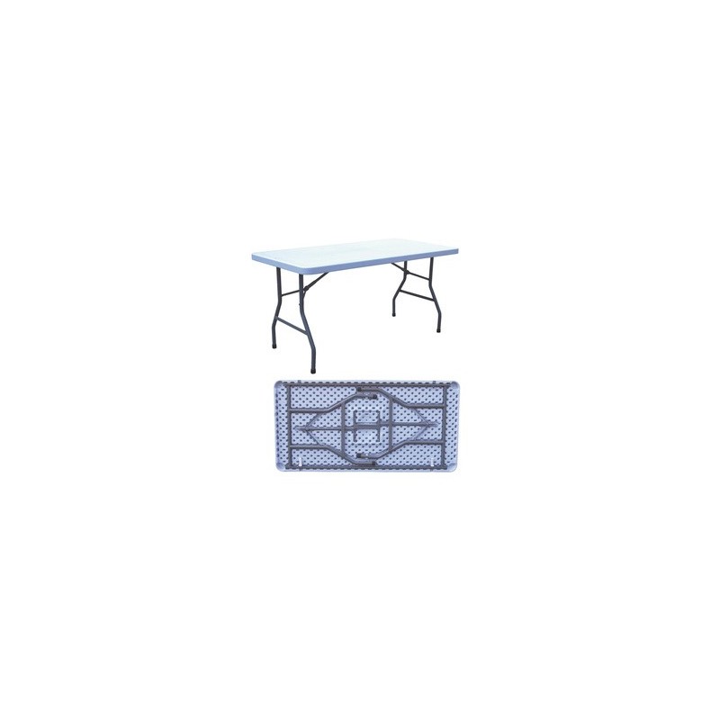 TAVOLO PIEGHEVOLE IN RESINA CM 180X70 CON PIANO...