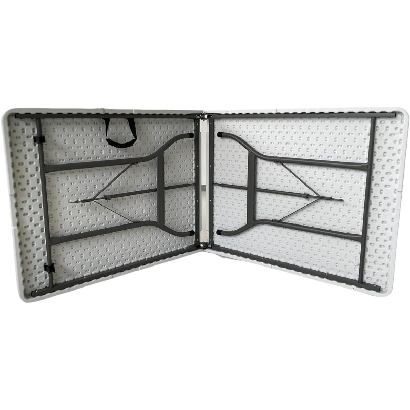 TAVOLO PIEGHEVOLE IN RESINA CM 180X70 CON PIANO...