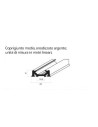 COPRIGIUNTO MEDIO ANODIZZATO ARGENTO