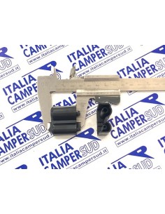TERMINALE PER CERNIERA PORTAVERANDA  DX / SX COLORE NERO