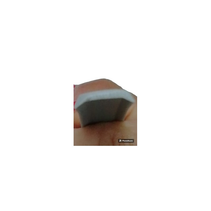 PROFILO PLASTICO COPRIVITE DA 14 MM GRIGIO...