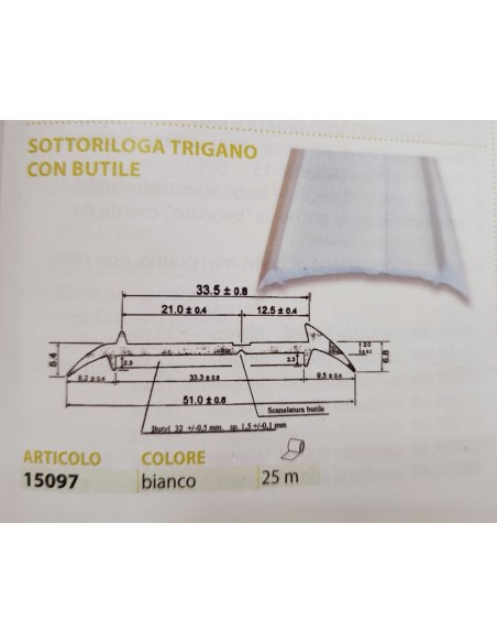 SOTTORILOGA TRIGANO CON BUTILE TRIGANO