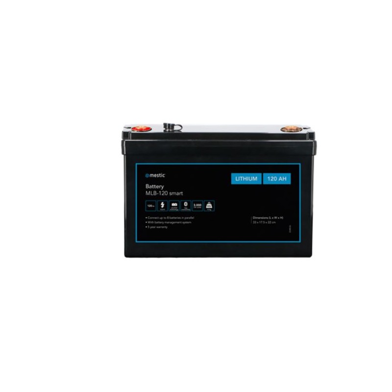 BATTERIA LITIO DA 120 AH MESTIC 12V