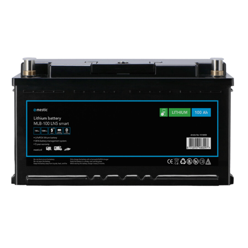 BATTERIA LITIO DA 100 AH MESTIC 12V