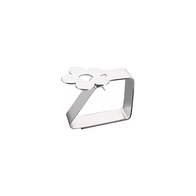 FERMATOVAGLIA BIG IN FERRO 40 X50 MM NICHELATO