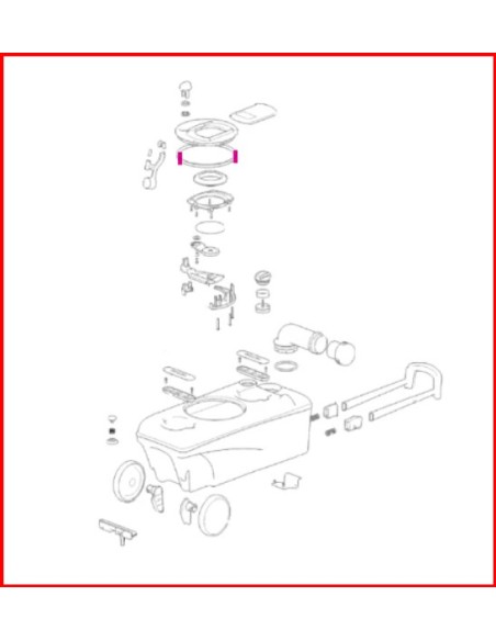 GUARNIZIONE MECCANISMO WC  THETFORD C250/C260/C400/C500