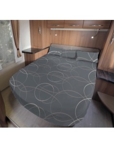 PRONTO LETTO 140X190 CM COLORE GRIGIO ELIPSE
