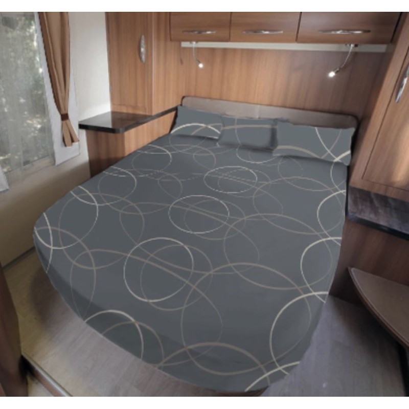 PRONTO LETTO 140X190 CM COLORE GRIGIO ELIPSE