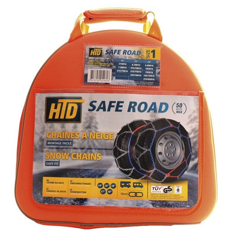 CATENE DA NEVE HTD TAGLIA 1 MAGLIA DA 16 MM IN...