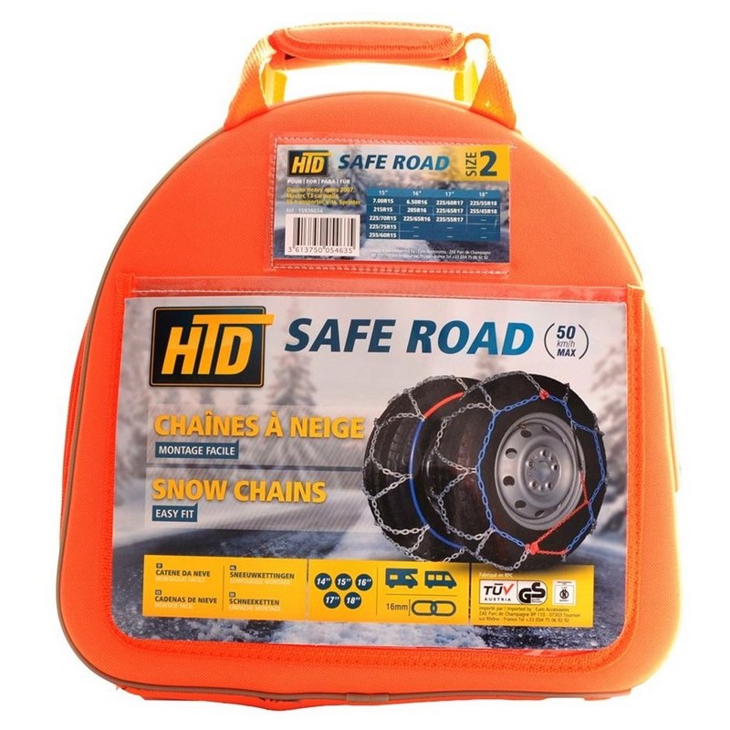 CATENE DA NEVE HTD TAGLIA 2 MAGLIA DA 16 MM IN...