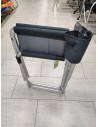 SEDIA REGISTA IN ALLUMINIO LEGGERO COLORE DOPPIA TONALITA DI GRIGIO