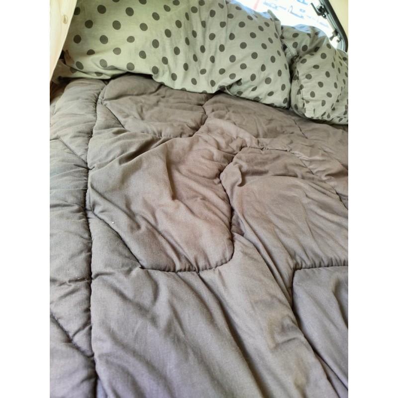 PRONTO LETTO SINGOLO 80X190 CM COLORE GRIGIO E...