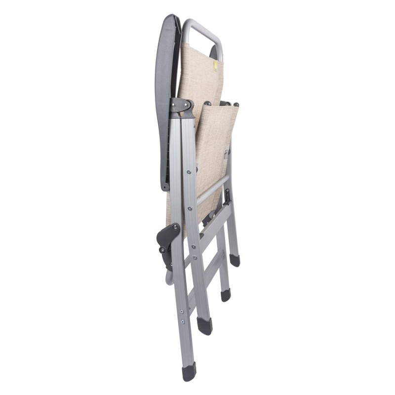 SEDIA PIEGHEVOLE VIAMONDO BEIGE 7 POSIZIONI