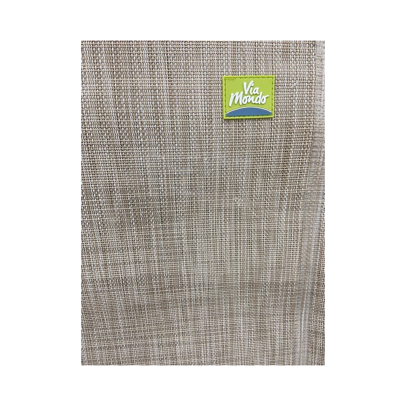 SEDIA PIEGHEVOLE VIAMONDO BEIGE 7 POSIZIONI
