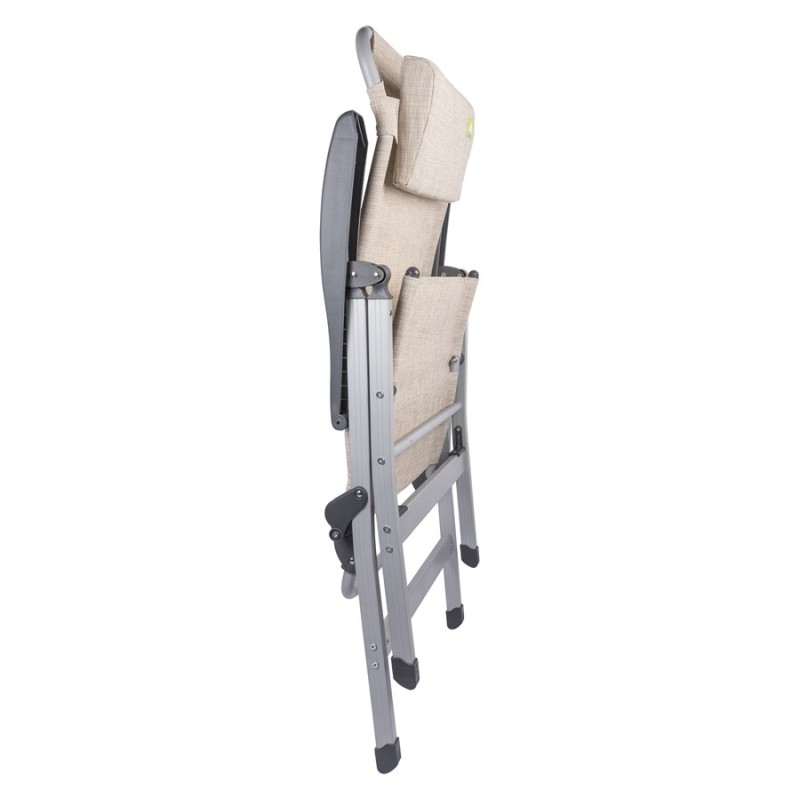 POLTRONA PIEGHEVOLE VIAMONDO BEIGE 7 POSIZIONI...