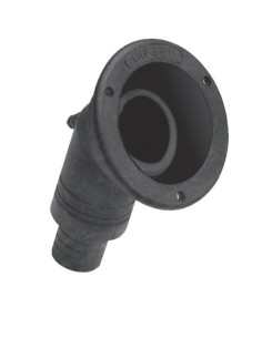 BOCCHETTONE CARICO ACQUA A CURVA DA 40 MM NERO