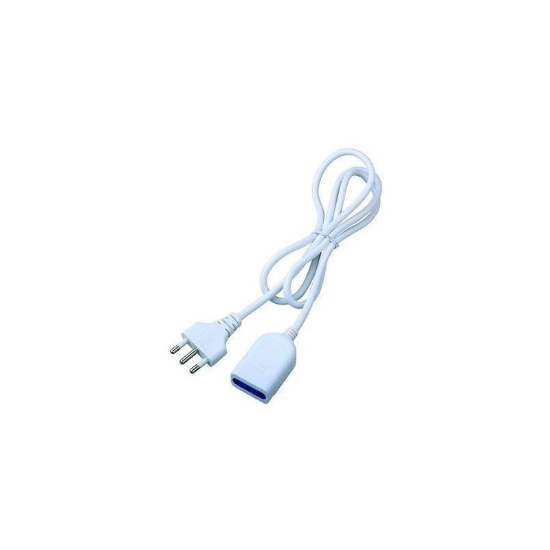 PROLUNGA LINEARE 3 MT  16 A 230 V BIANCA CON SPINA
