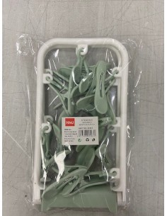 STENDINO 12 GANCI IN PLASTICA
