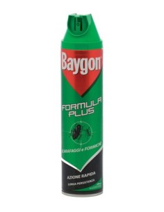 INSETTICIDA BAYGON SPRAY DA ML 400 PER SCARAFAGGI E MOSCHE