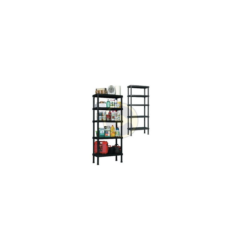 SCAFFALE PER GARAGE IN RESINA CON 5 RIPIANI DA...