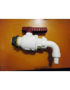 RUBINETTO A SFERA PER ACQUA DA 1/2   BIANCO