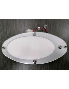 PLAFONIERA OVALE A LEDS DIMENSIONI CM 24X12 CON LUCE...