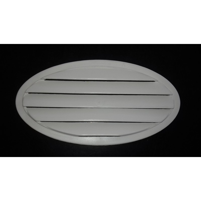 AREATORE OVALE IN ABS COLORE BIANCO PER CAMPER...