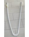 COPPIA PROFILO ALLUMINIO MANSARDA DX E SX COLORE BIANCO