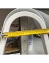 COPPIA PROFILO ALLUMINIO MANSARDA DX E SX COLORE BIANCO