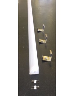 PROFILO TRIANGOLARE A LED PER MONTAGGIO TENDALINI BARRE...