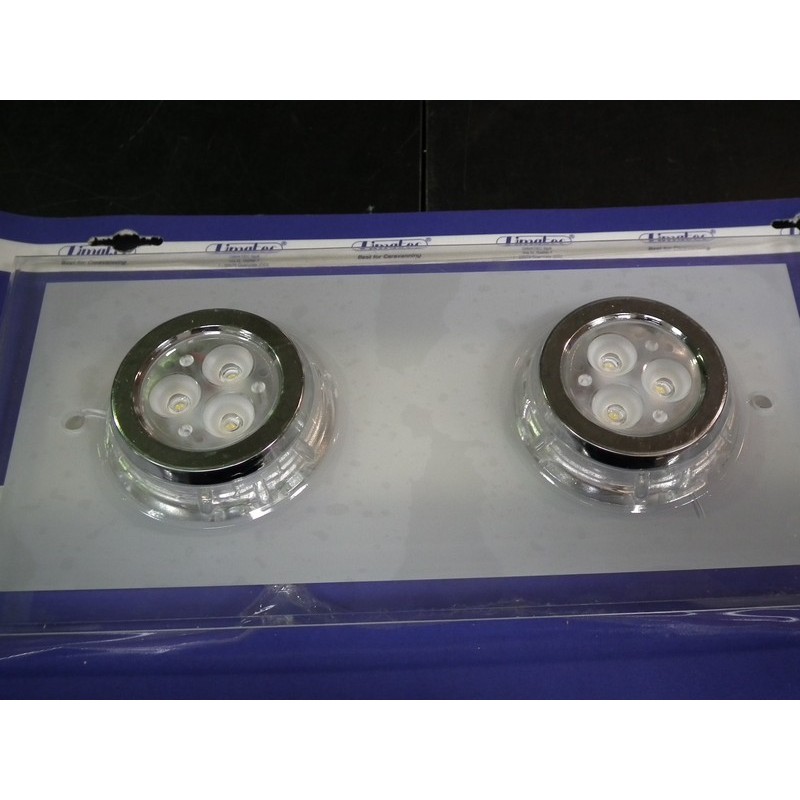 PLAFONIERA A LED  2X3 WATT CON LUCE DI CORTESIA