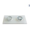PLAFONIERA A LED 2X3 WATT CON LUCE DI CORTESIA