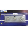 PLAFONIERA RETTANGOLARE TRIPLA 3 X1WATT + 18 M. LED CON LUCE DI CORTESIA