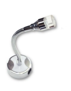 FARETTO FLESSIBILE A LED 4000K DA 1WATT IN METALLO