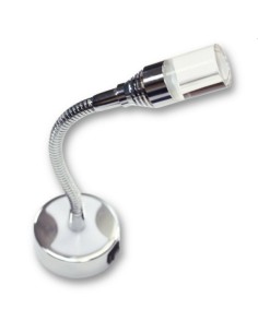 FARETTO FLESSIBILE A LED 4000K DA 1WATT IN METALLO CON...
