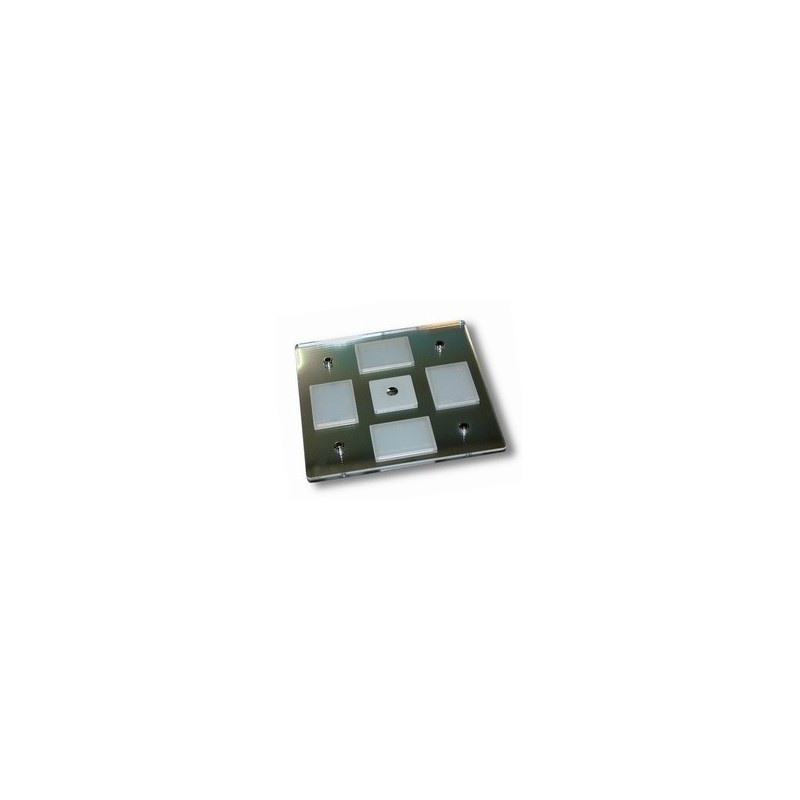 PLAFONIERA QUADRATA LED DA 4000K CON LUCE...