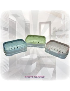 PORTASAPONETTA IN CONTENITORE PLASTICO