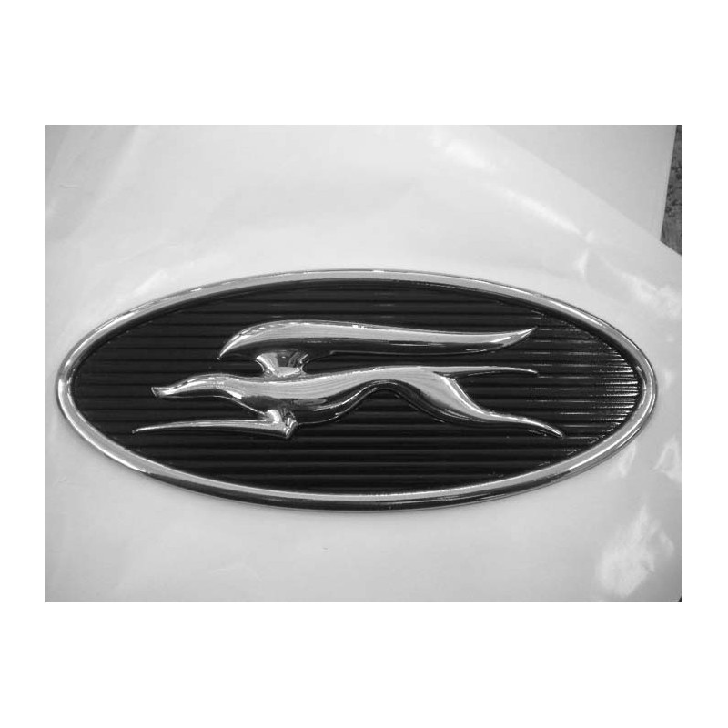 LOGO LAIKA CON CANE OVALE NERO