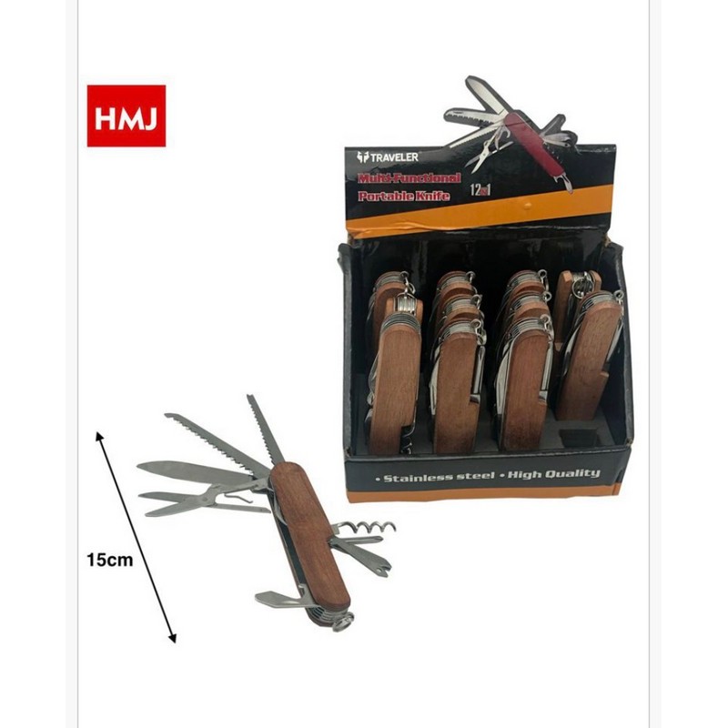 COLTELLO PIEGHEVOLE  MULTIFUNZIONE