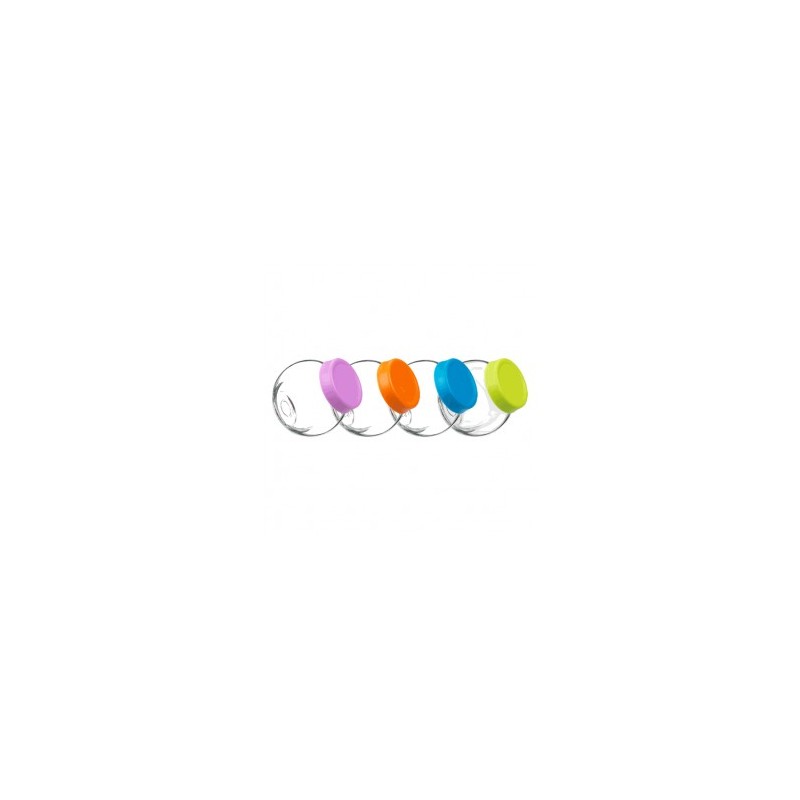 SET 4 BARATTOLINI VETRO MISURA PICCOLA