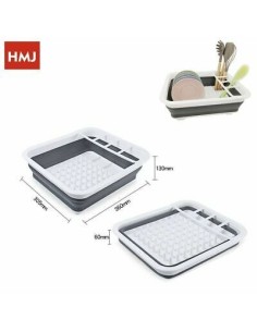 COLAPIATTI PIEGHEVOLE IN SILICONE COLORE BIANCO E GRIGIO