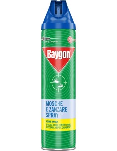 BAYGON SPRAY PER MOSCHE E ZANZARE ML 400