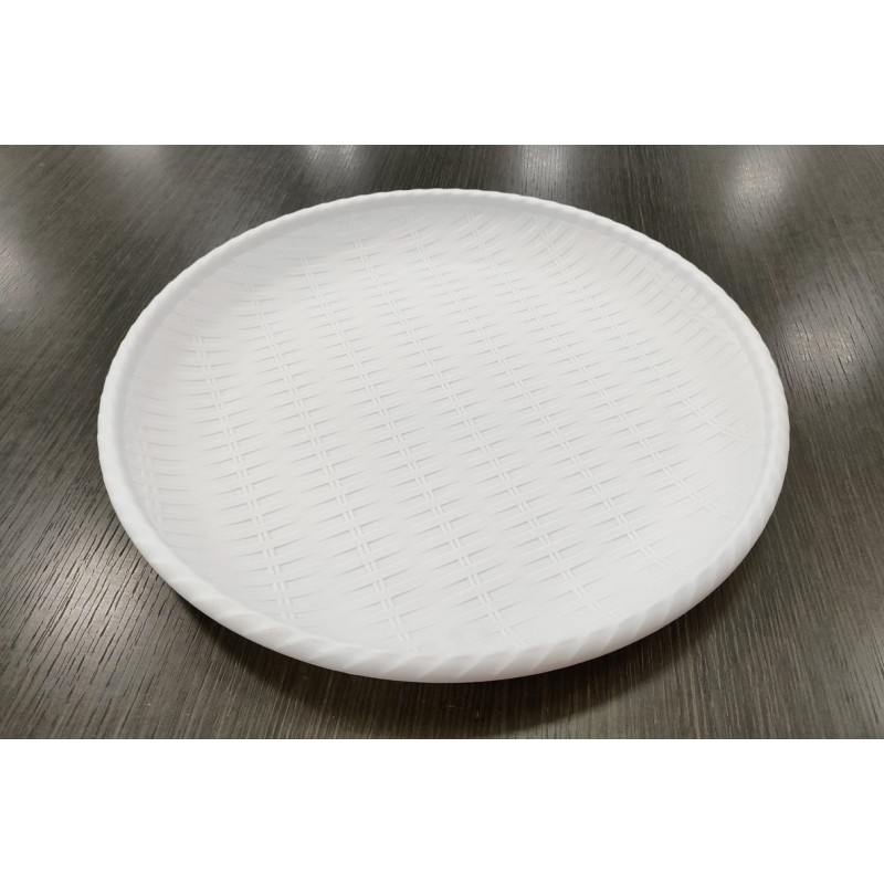 PIATTO PORTATA TONDO 39,5 CM COLORI ASSORTITI